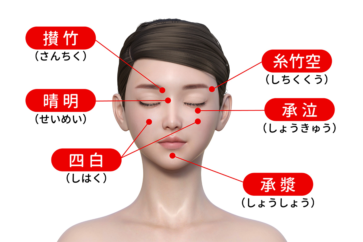 2-1. 【青クマ】ツボ押しマッサージと温冷ケア